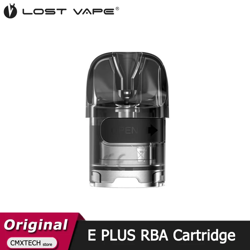 Original Lost Vape E Plus RBA Pod-Kartusche für elektronische Zigarette  Thelema Elite 40, Kit-Verdampfer