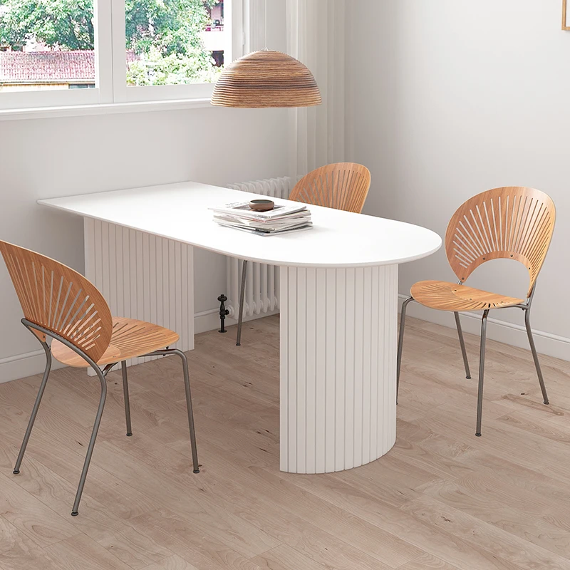 

Space Savers Dining Table Cover Waterproof Kitchen Modern Dining Table Side Elegant Set Sala Da Pranzo Dining Room Furniture