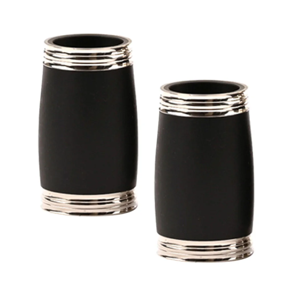 

2 Pcs Clarinet Tuning Tube Wind Instrument Musical Two Section Metal Pitch Pipe