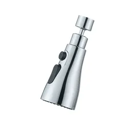 Premium Metal Alloy Faucet Extender with Three-Mode Water-Saving Spray Filter (A)
