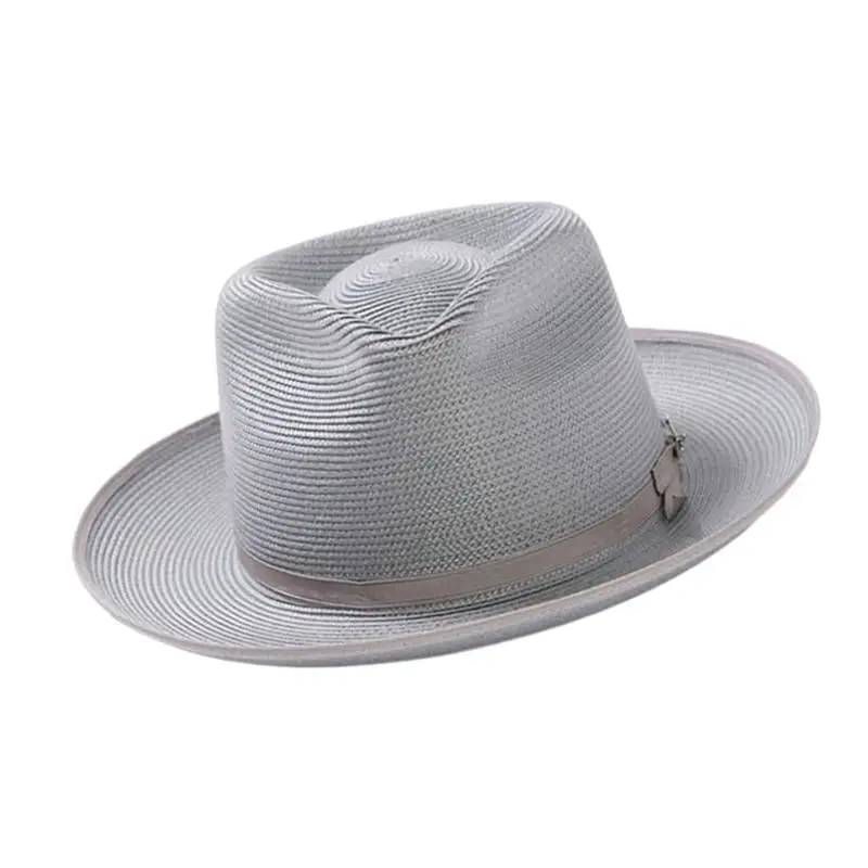 A52E Mode Curled Brimnet Bonnet Outdoor Event Accessoire Strand Hochzeitshut – Detail 9
