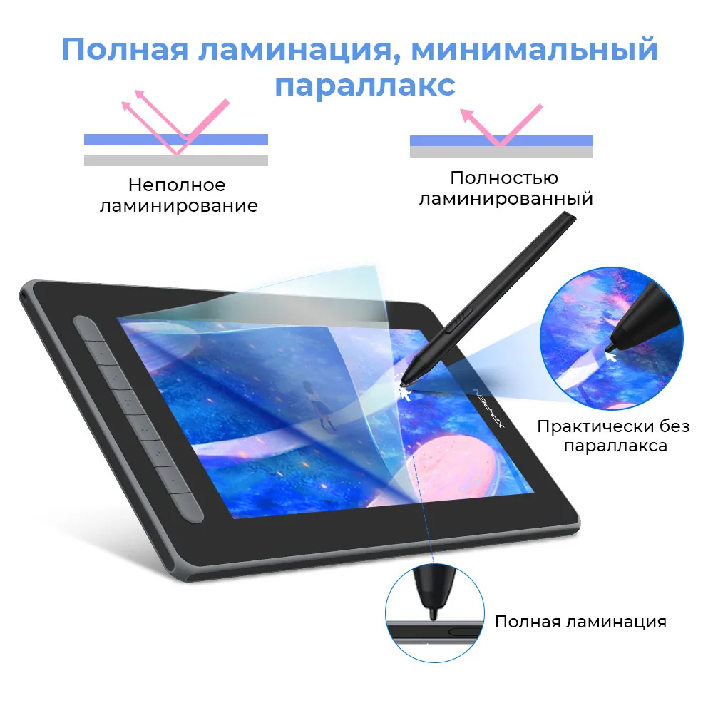 Графический планшет XPPen Artist 12 2nd Gen, планшет 12 дюймов, X3 ...