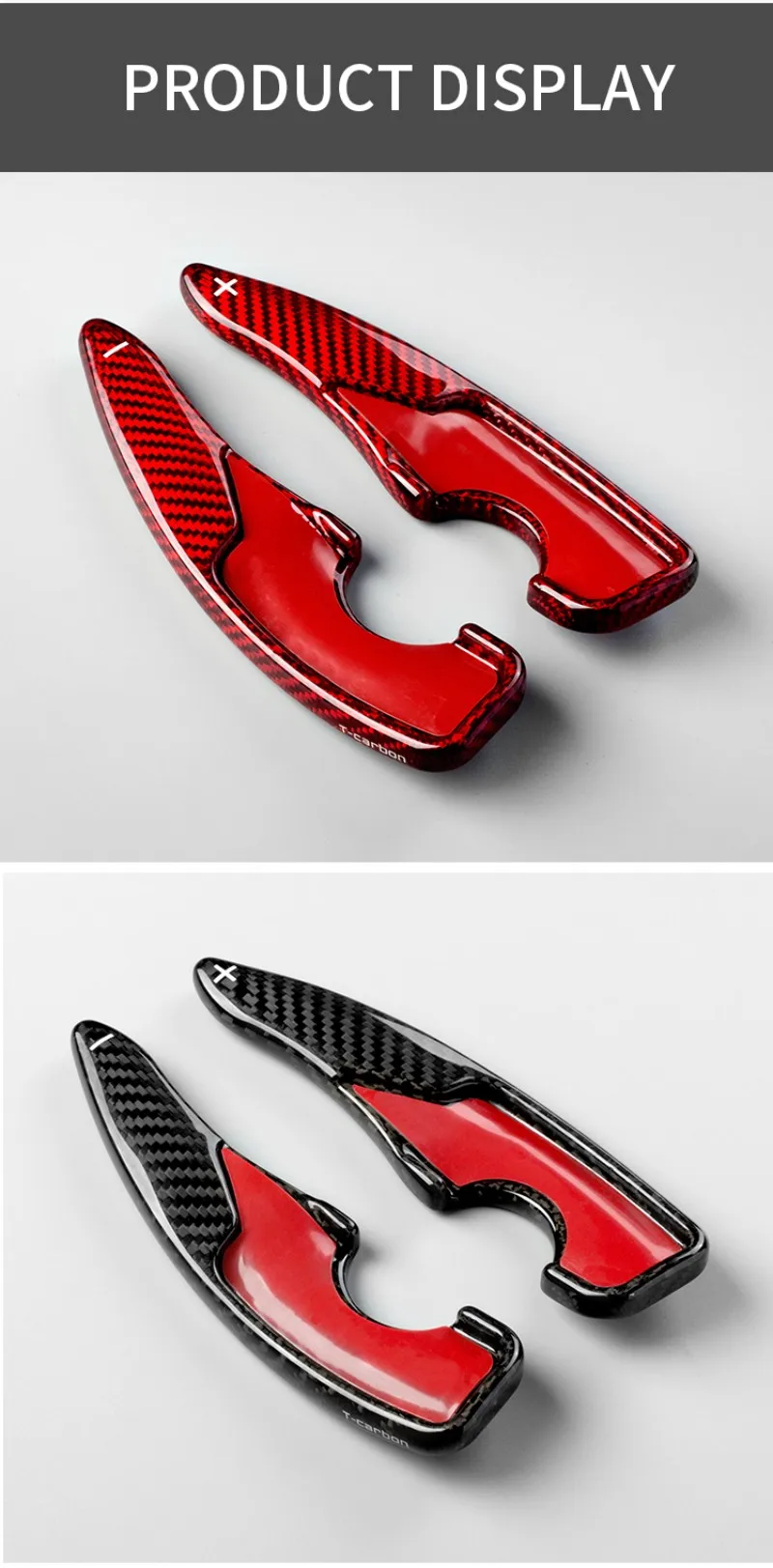 Car Accessories Steering Wheel Shift Paddle Shifter For Subaru BRZ For Toyota GT86 Carbon Fiber Extension Paddle Shifters