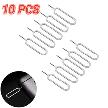 

10PCS For Iphone Samsung Huawei Xiaomi Universal Sim Card Tray Extractors Removal Tool Portable Sim Cards Extraction Needle