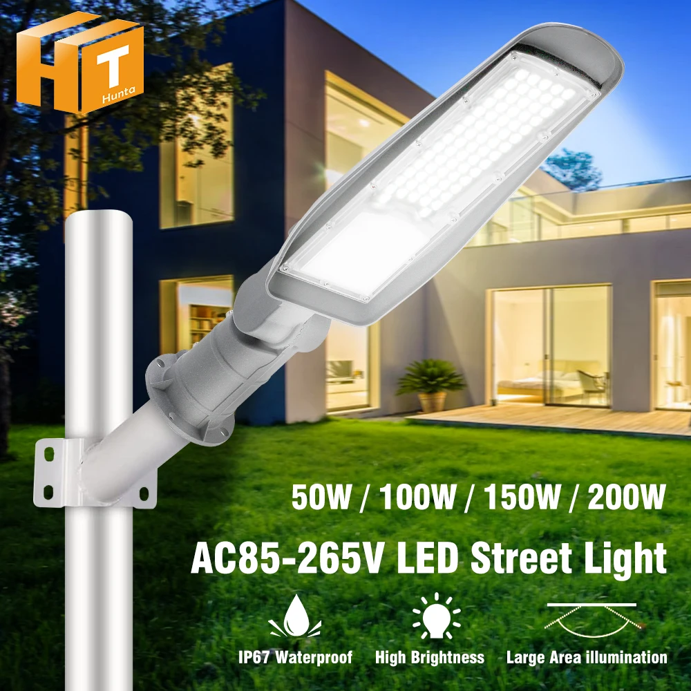 AC85-265V LED Street Light SMD3030 Chips 5000K IP67 Waterproof Outdoor  Floodlight Wall Lighting For Garden Patio Path Yard - AliExpress