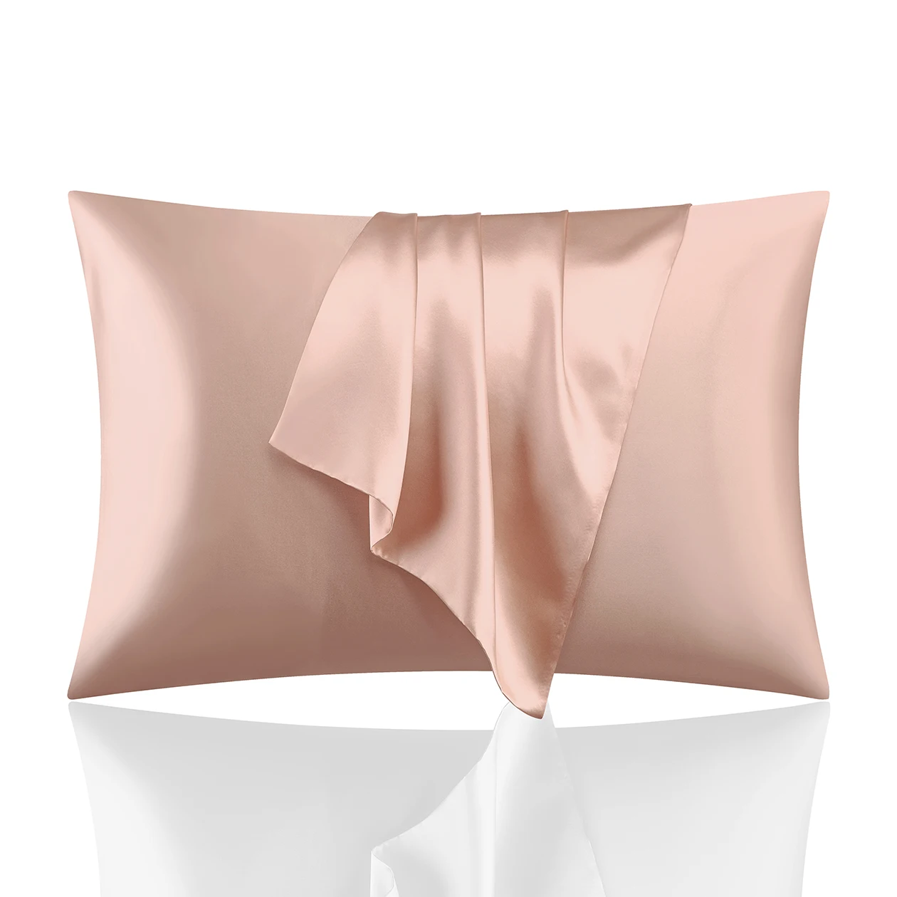 Однотонна наволочка зі штучного шовку для волосся та шкіри Ice Silk Satin Envelope Наволочка для дому, подорожей і краси для сну