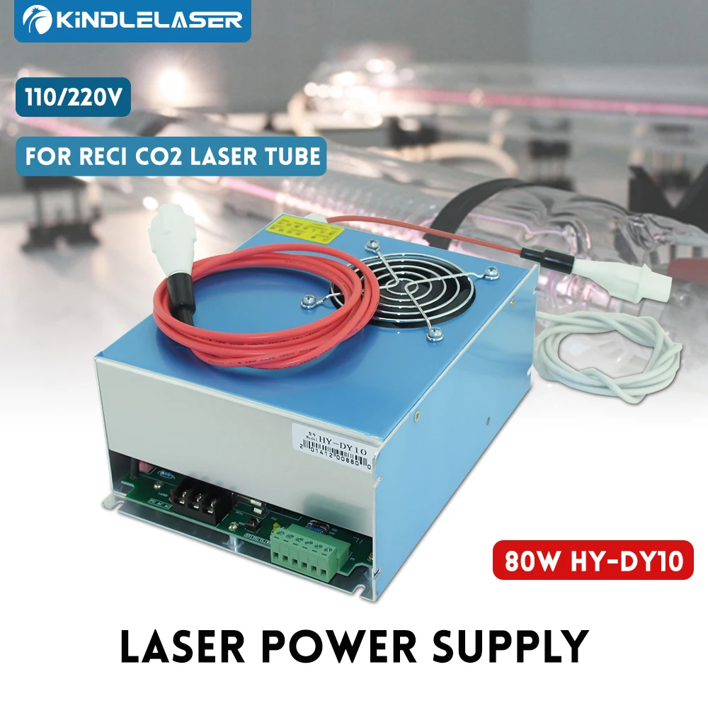 

KINDLELASER DY10 CO2 лазерный источник питания для RECI W1/Z1/S1 лазерная трубка и CO2 Лазерная гравировальная/режущая машина