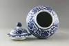 Fine China Hand Painted flower Blue and White Porcelain vase & Jar 4
