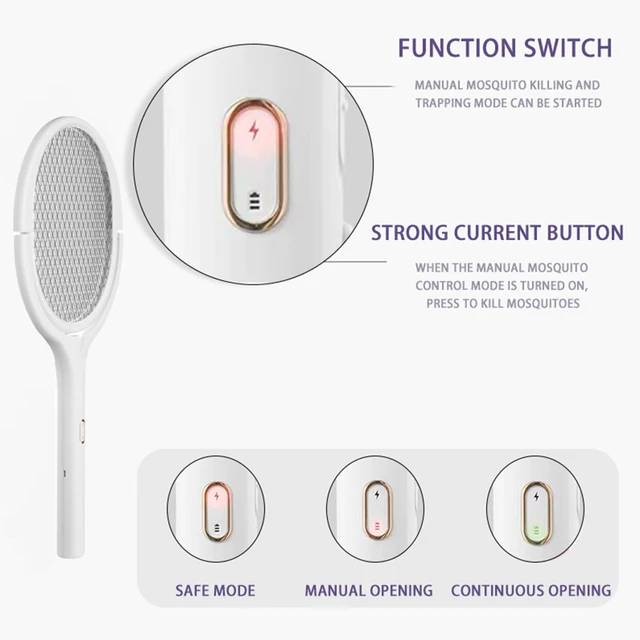 5In1 3500 V Szúnyoggyilkos Lámpa Multifunkciós Szög Állítható Elektromos Hiba Zapper Usb Újratölthető Intelligens Szúnyogcsomó - Image 5
