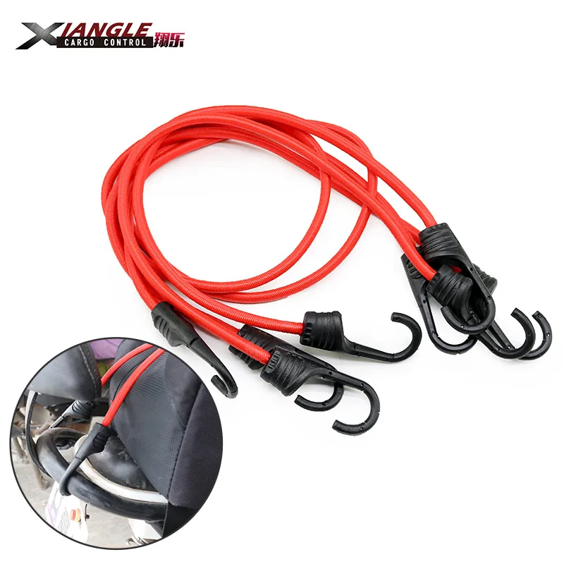 Bungee Cords Buckle Tie-Down Cargo Straps Hook Loop Fastener Ratchet Belt Luggage Holder for Car Motorcycle Bike Camping Bags