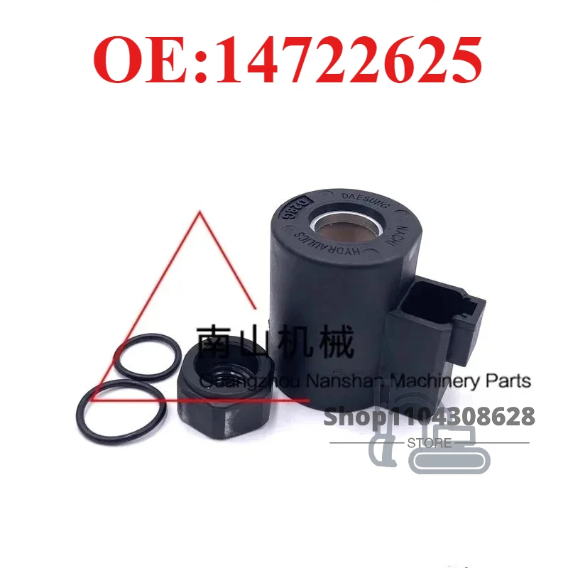 14722625 147-22625 Excavator Parts EC210/220/250/300/380/480D/E Solenoid Valve Coil
