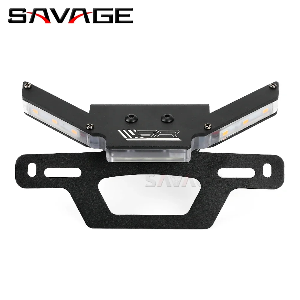 New 450SR License Plate Holder Turn Signal LED Light For CFMOTO 450SR 450 SR Motorcycle Accessories Tail Tidy Fender Eliminators