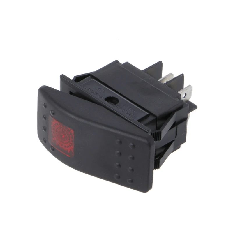 

20A/12V сверхмощный 4-контактный герметичный водонепроницаемый автоматический лодочный морской тумблер, кулисный переключатель,