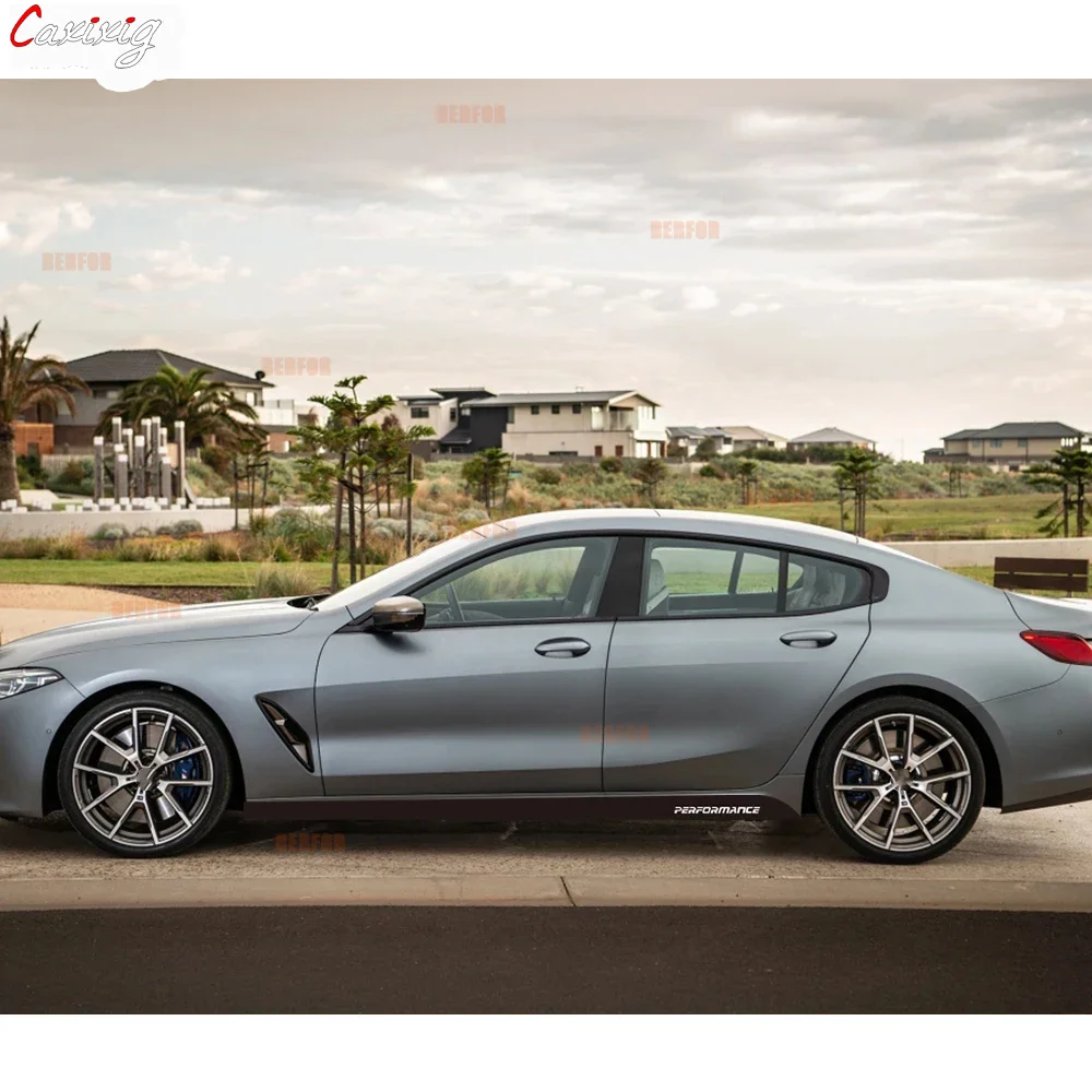 2 Pcs M Performance Car Door Side Stripes Gonna Sticker Body Decalcomania In Vinile Per Bmw Serie 8 Gran Coupe G14 G15 G16 Accessori