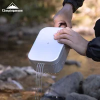 CAMPINGMOON S-1609 H-1609  S-2013 H-2013 Hard Alumina Old-Fashioned Multi Functional Portable Camping Picnic Aluminum Lunch Box 1