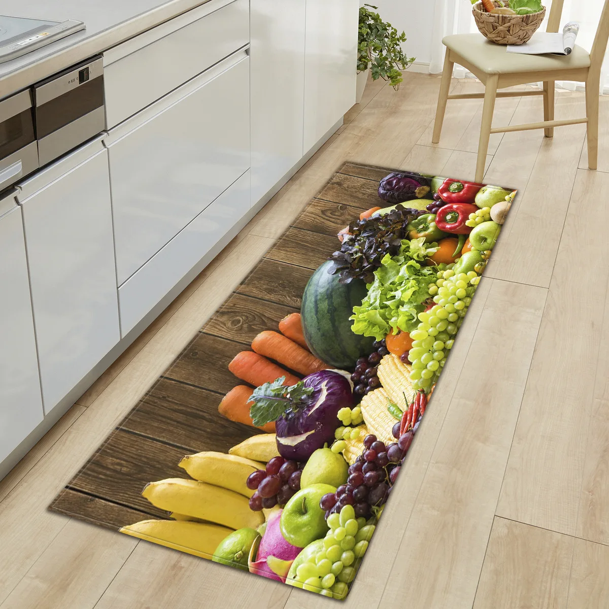 Home Floor Mat 3D Printed Kitchen Rug Door Mats Kitchen Carpets Anti