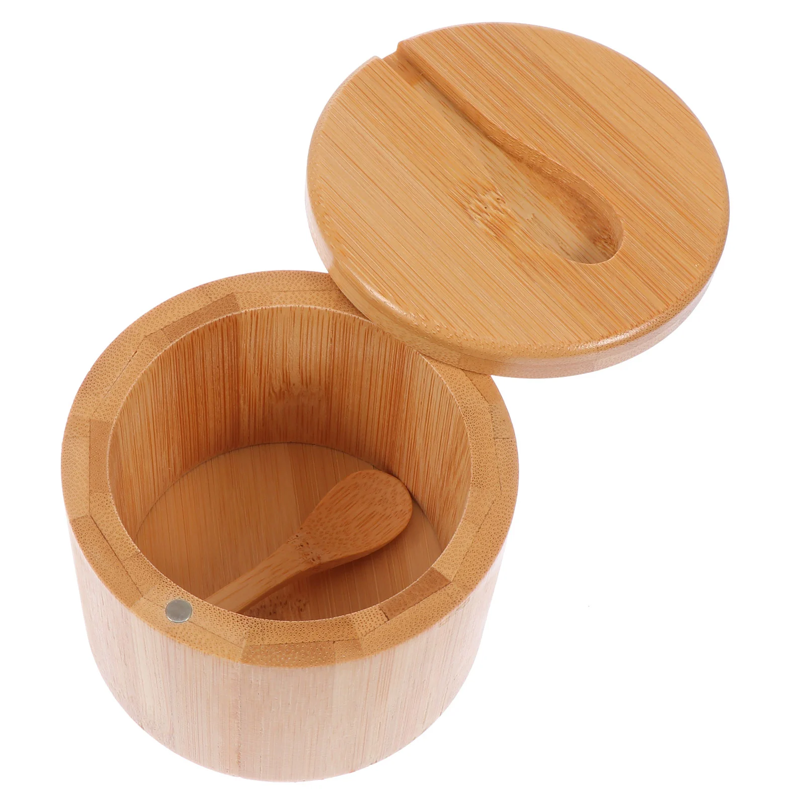 

Bamboo Seasoning Jar Glass Tea Pot Container Home Kitchenware Box Condiment Magnet Supply