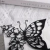 1pc,Butterfly Metal Creative Napkin Holder,Tissue Holder,Coffee Table with Table Tissue Organizer,Kitchen Is And Table Decor 5