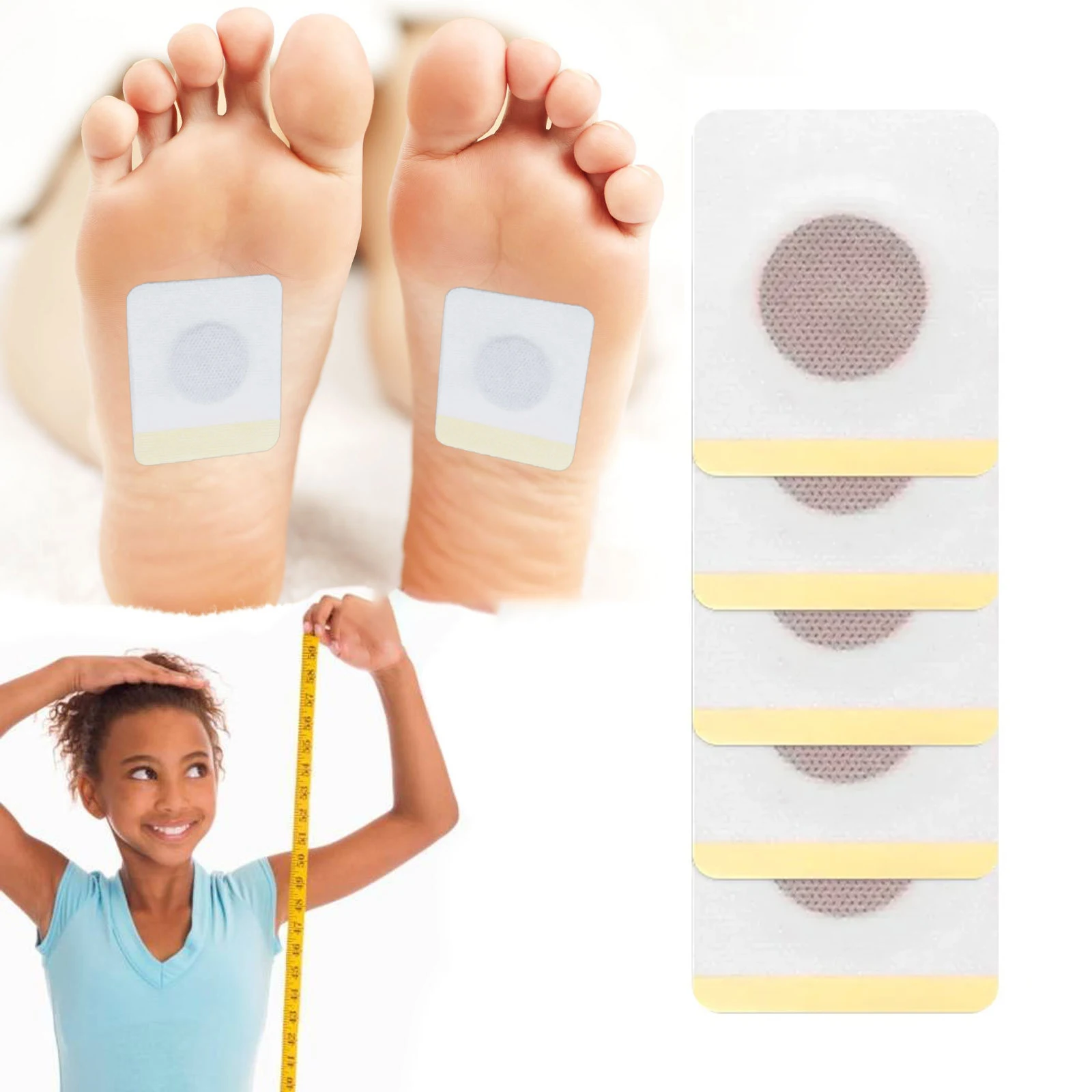 Foot Patch for Bone Growth and Height Increase