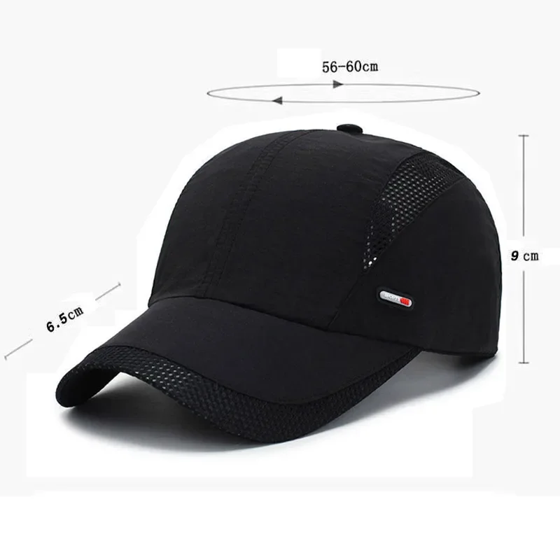 Waterproof Quick Dry Baseball Caps for Men Women Outdoor Golf Hats Adjustable Fishing Hats Summer Sports Sun Visor Areas Me Gor 2