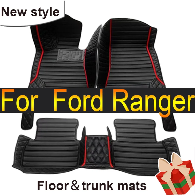 

Car Floor mats for Ford Ranger 2020 2019 2018 2017 2016 2015 2014 2013 2012 Carpets Rugs Pads Interior Parts Accessories