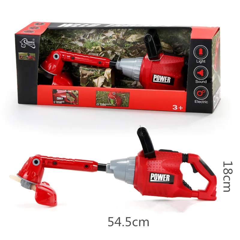 Children Model Electric Repair Tool Light Voice Electric Grass-cutting Machine Boys Tool Toy Pretend Play Toys 3 Children Model Electric Repair Tool Light Voice Electric Grass-cutting Machine Boys Tool Toy Pretend Play Toys 3