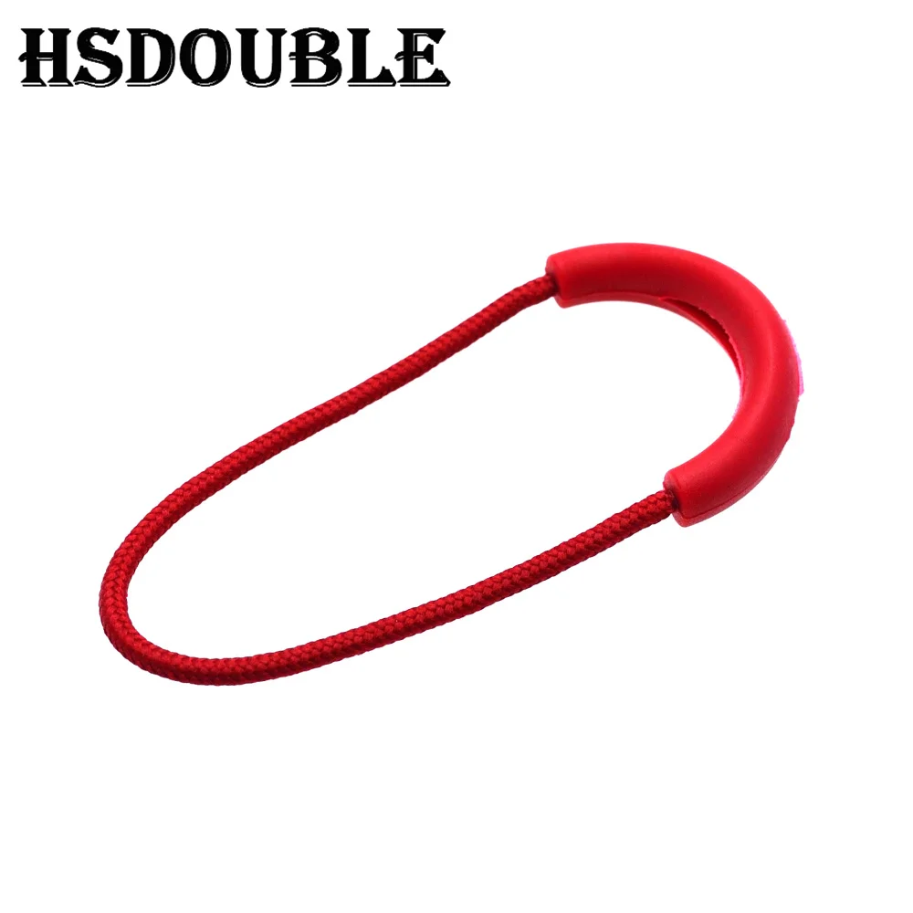 U Shape Cord Zipper Pulls Strap Lariat 10 Pcs/Pack for Apparel Accessories Color Red zipper repair kit zipper pullers zipper accessories