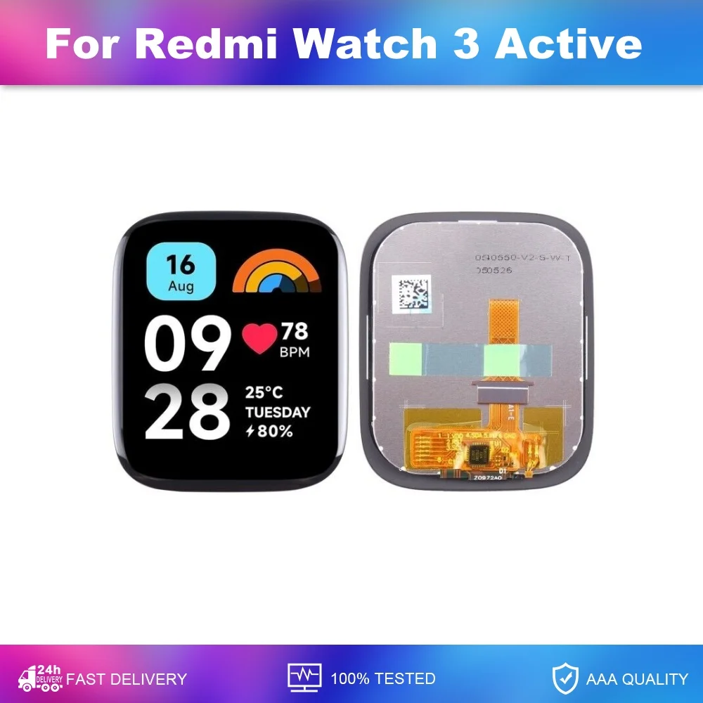 For Xiaomi Redmi Watch 3 Active LCD Display Touch Screen Digitizer Assembly Replacement Parts For Redmi Watch3 Active