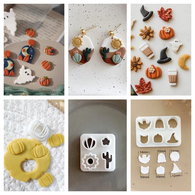 Polymer Clay Cutters Making Earring  Halloween Cutters Polymer Clay - Clay  Diy - Aliexpress