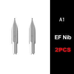 Majohn Press Fountain Pen Ink Refill Cartridges - Large Capacity Office & School Stationery (2Pcs EF Nib)