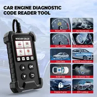 MUCAR CDL20 OBD2 Car Diagnostic Tools Free OBD 2 Code Reader Clear Engine Light Smog Test Auto Scanner 2