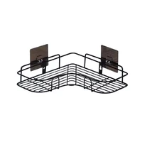 Étagère triangulaire pour salle de bain, pas de perçage requis, étagère de rangement murale pour cuisine 6