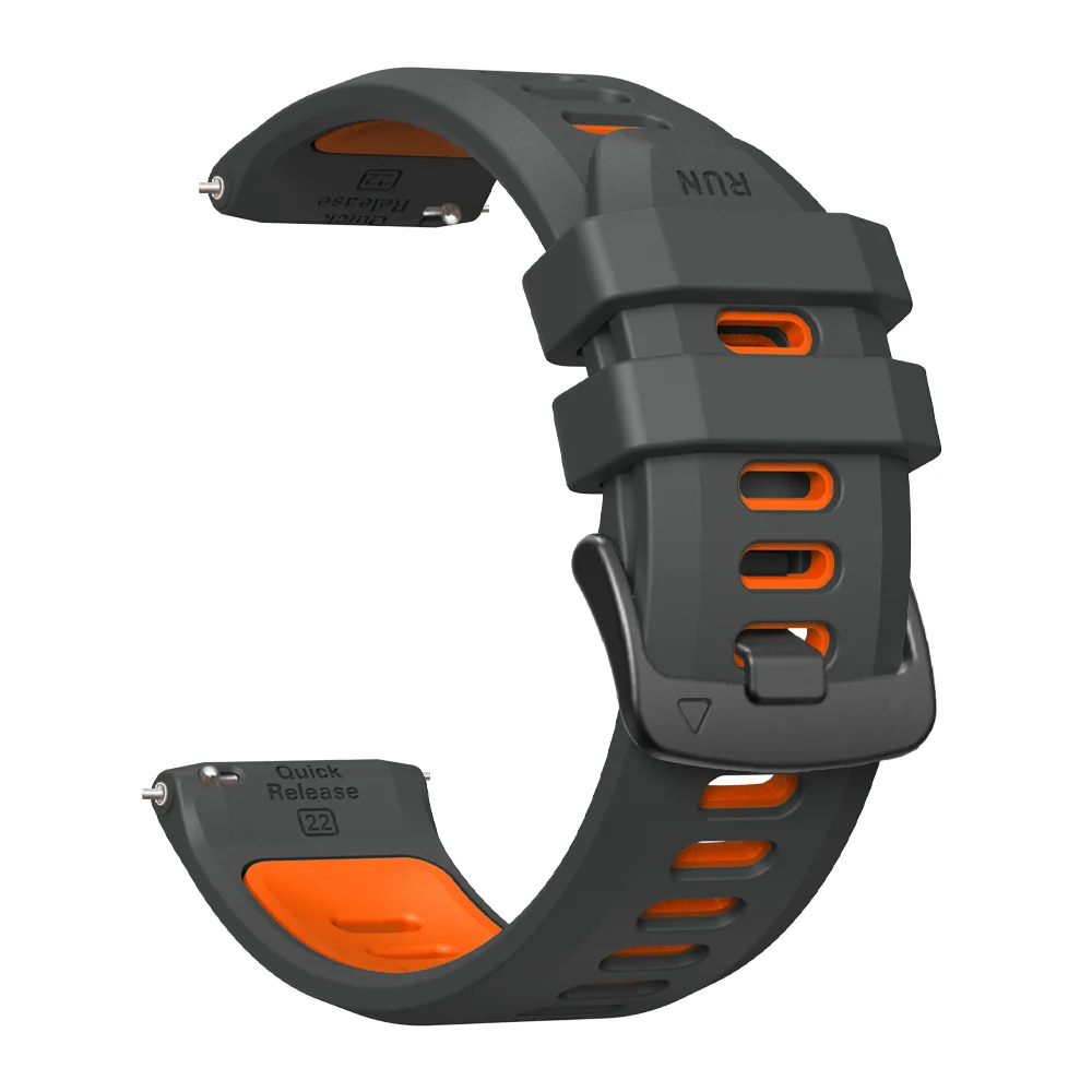Premium Silicone Sport Wristband - 22mm Watch Band