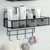 Portable Hanging Wall-mounted Storage Rack No-drilling Bathroom Onion Garlic Seasoning Organizer Kitchen Storage Basket Moisture 4