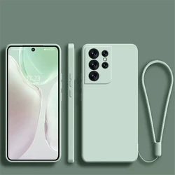 Original Square Silicone Phone Case with Lanyard - Enhanced Grip and Style for OPPO A72 (8)