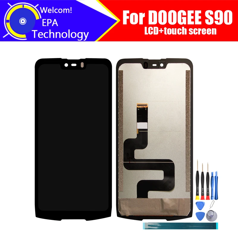 

6.18 inch Doogee S90 LCD Display+Touch Screen Digitizer Assembly 100% Original LCD+Touch Digitizer for DOOGEE S90C S90 PRO+Tools