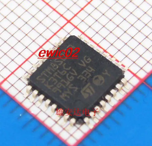 

5 шт., Оригинальные запасные части STM8S003K3T6C LQFP-32 16MHz/8KB/8-MCU