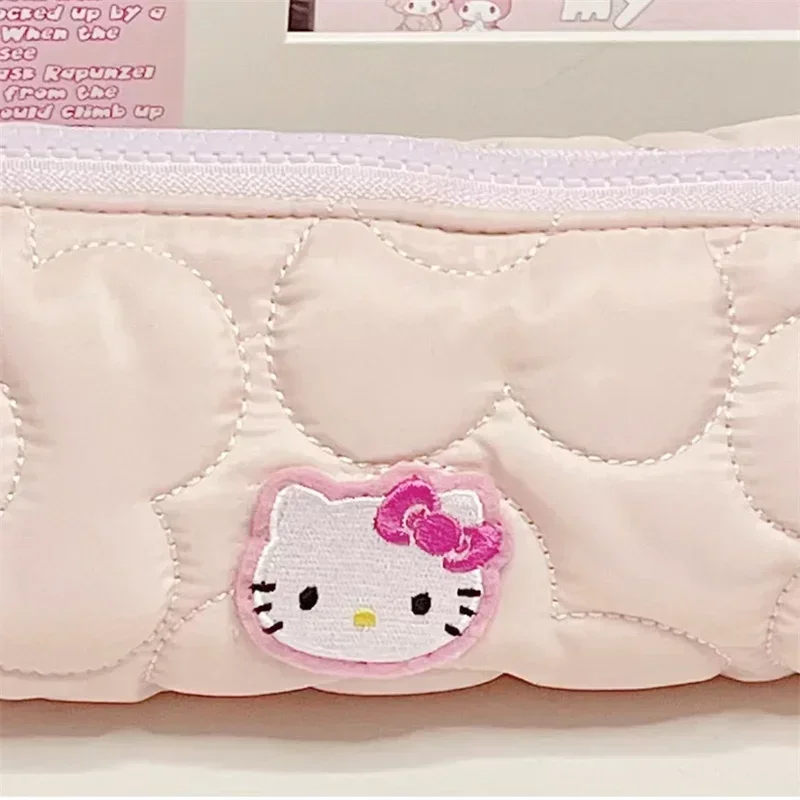 Pencil case, Sanrio Kt Cat Pencil Pouch, Large Capacity Pen Case, Cute Hello Kitty Cosmetic Bag, Girls Student Supplies Stationery Gifts