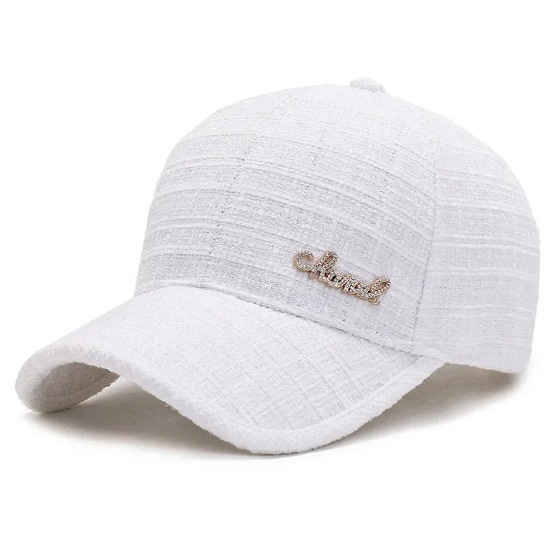 HOT Winter Baseball Cap for Women with Earflaps Warm Cotton Thicker Snapback Cap Men Father's Hats Ear Protection Casquette