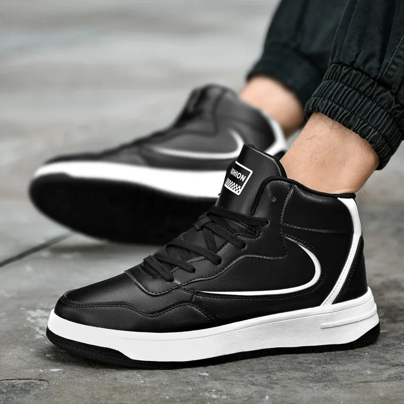 Brand Mens High-top Sneakers Non-slip Basketball Shoes Breathable Tennis Shoes Comfortable   Sports Shoes Unisex Sneakers 5