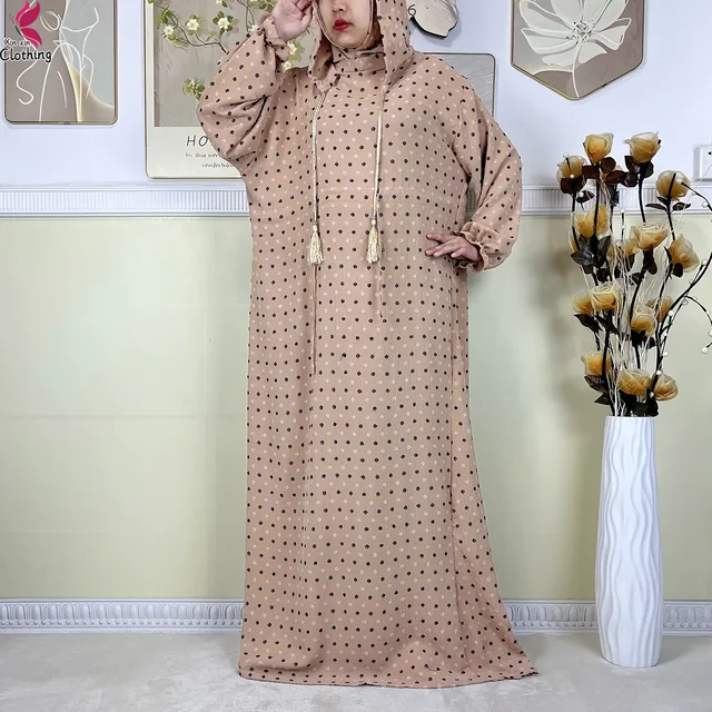 110716-bda70d.jpg Nouveau Ramadan coton robe femmes recueillir taille Double chapeau Abaya femmes musulmanes ample Maxi caftan dubaï turquie Islam vêtements de prière