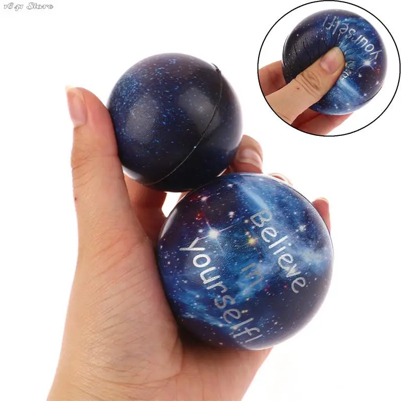 

5CM/6.3CM Squishy Squeeze Slime Gadgets Squeeze Antistress Stress Relief Foam Ball Globe Palm Ball Planet Earth for Kids Adults
