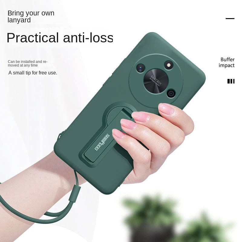 Silicone Soft Phone Case with Holder - Versatile Design