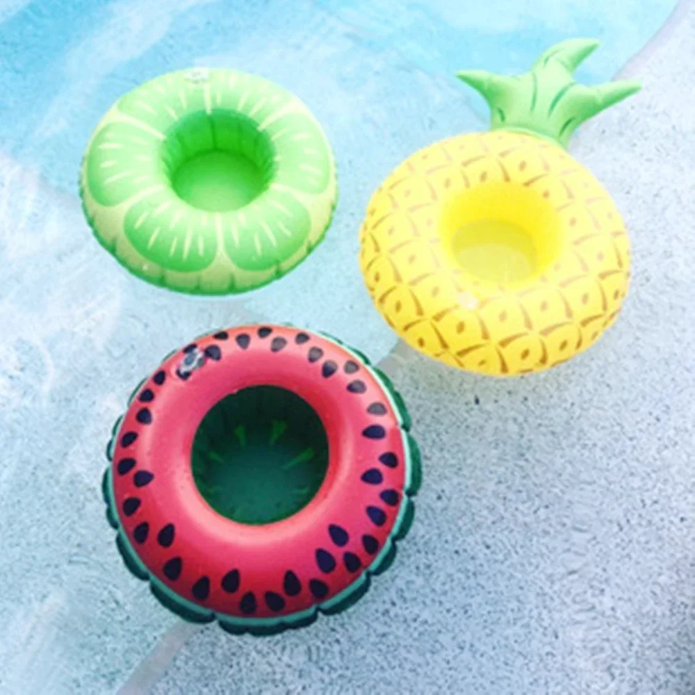 Air Mattresses Inflatable Flamingo Drinks Cup Holder Pool Floats Bar Coasters Floatation Devices Cute Toy Drink Holder inflatable pool float swimming pool floats