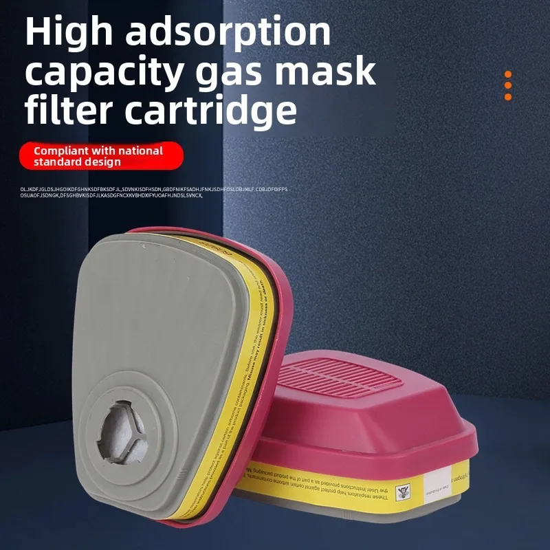 Filtres P100 installés sur un masque respiratoire, illustrant leur utilisation pour une protection optimale contre particules nocives.