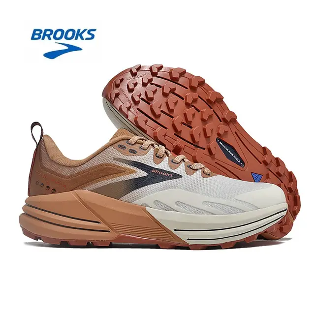 BROOKS Cascadia 16 Men Trail Running Shoes Women Mountain Marathon Training Shoes Non-slip Outdoor Camping Trekking Sneakers 3