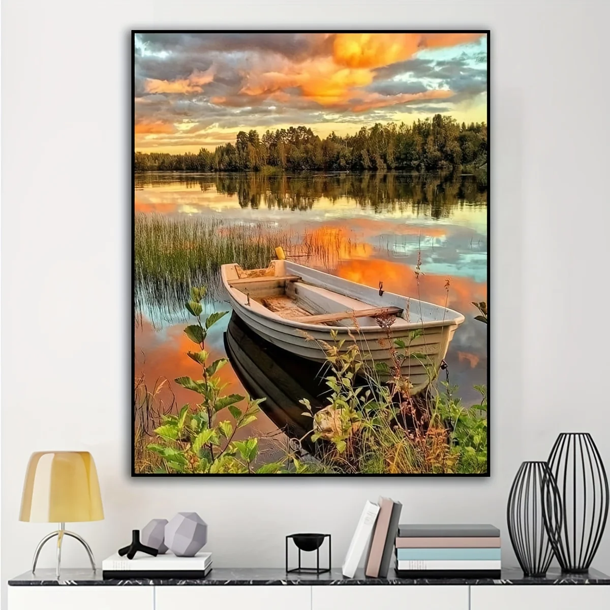 Cross Stitch Kit Scenery Series Printed 11CT Hand Embroidery Crafts Living Room cross stitch kits