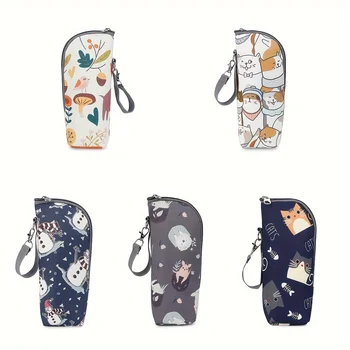 Mommy Insulated Baby Bottle Warmer Bag Portable Thermal Feeding Bottle Storage and Carrying Bag