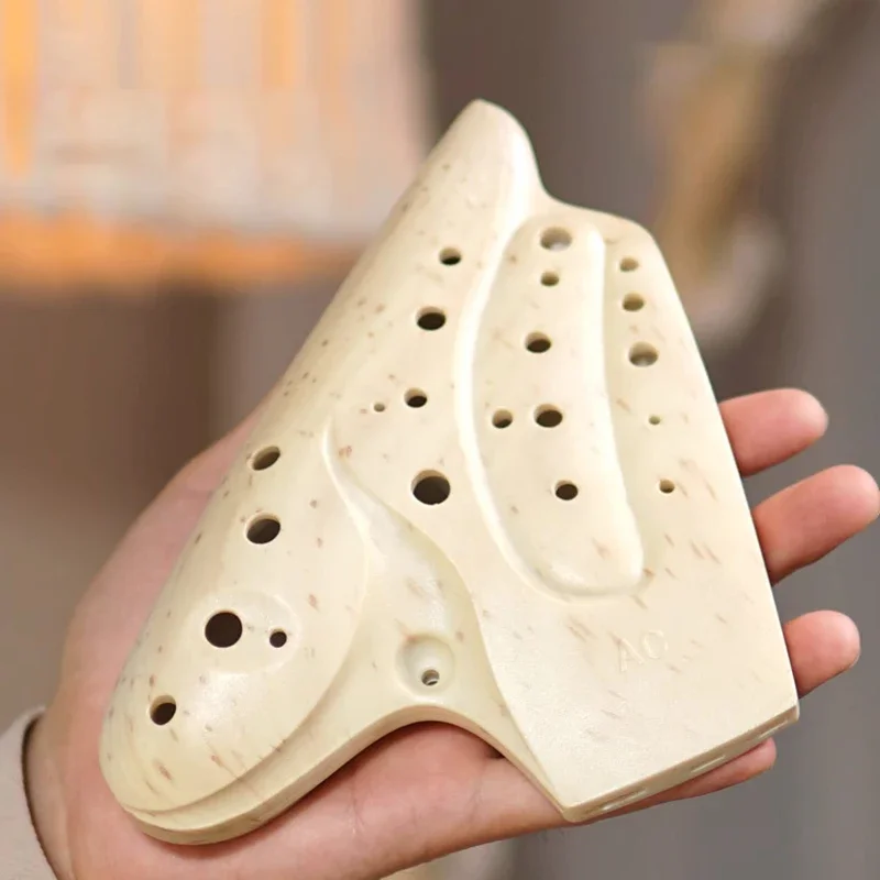 Luxury Triple Ocarina Flute Alto C Key Professional Ocarina Rare Orff Music Instrument Beginner Music Flute with Accessorie Gift