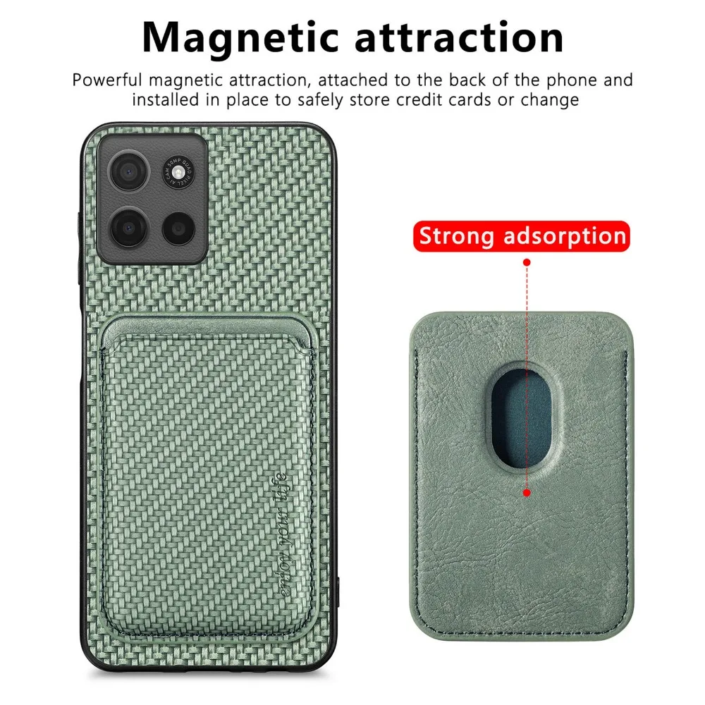 Leather Card Magnetic 2-IN-1 Detachable Back Phone Case